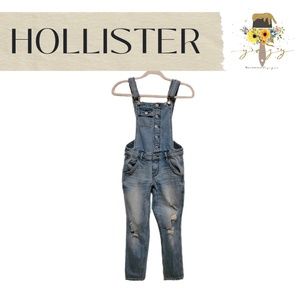 HOLLISTER Blue Boyfriend Overall XS